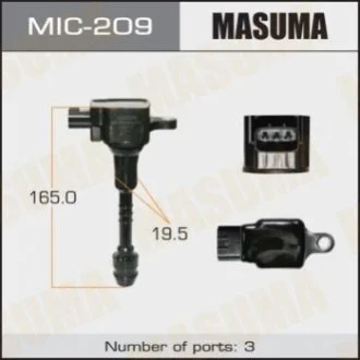 Котушка запалювання (MIC-209) MASUMA Masuma MIC209
