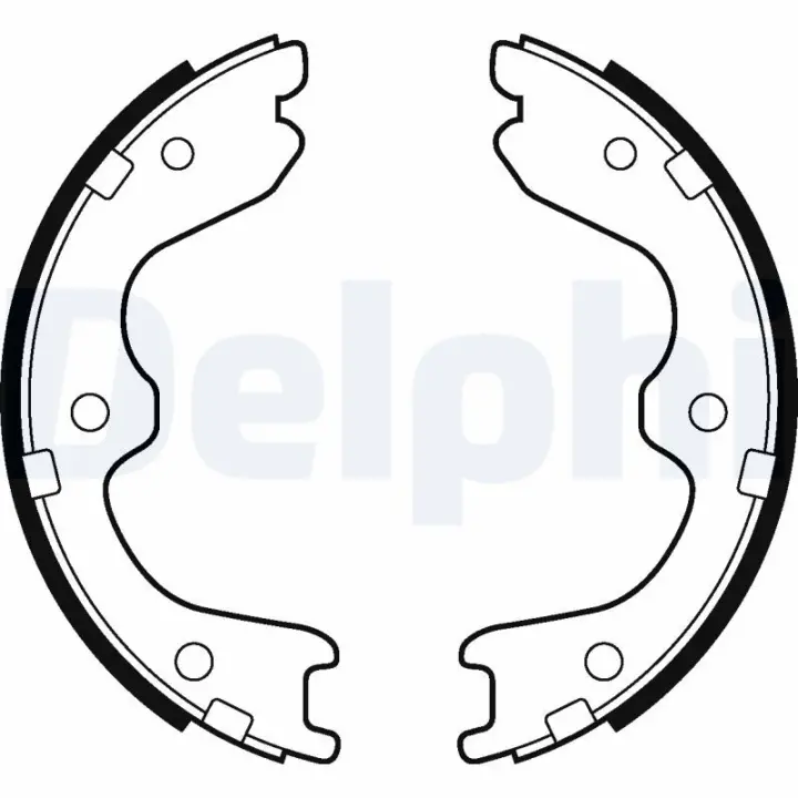 Тормозная колодка INFINITI EX, G, M35, M45, Q60, QX50 I NISSAN 350Z, 370Z, ALTIMA, MAXIMA VI, TEANA I, TEANA II, TEANA III 2.0-4.5 08.01- Delphi LS2029 (фото 1)
