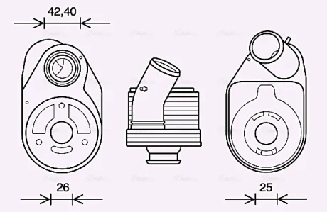 Радиатор масляный AVA AVA COOLING FT3610