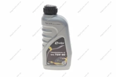 Олива трансмісійна TRANSMISSION ZC 75W-90 GL4 GL-5 (1 L) Solgy 504036