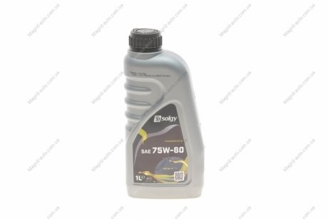 Олива трансмісійна TRANSMISSION 75W-80 (1 L) Solgy 504035
