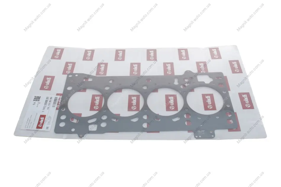Прокладка ГБЦ нерж. 1.63 мм Audi A4, A6, A3/Skoda Octavia/VW Golf, Passat, Caddy 2.0tdi (06-) VIKA Vika 11031830001 (фото 1)