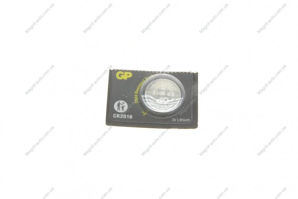 Батарейка дискова Lithium Button Cell 3.0V CR2016-8U5 літієві GP 4891199001123 (фото 1)