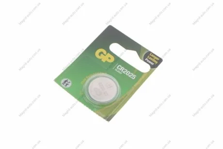 Батарейка дискова Lithium Button Cell 3.0V CR2025-8U5 літієві GP 4891199001130