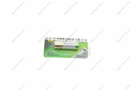 Батарейка Alkaline 12.0V, 27A-U5 лужна A27, MN27 для ПУ GP 4891199011504