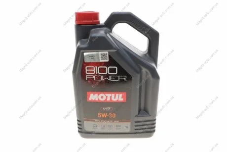 Олива моторна /8100 Power 5W30 5L/111801 Motul 824506