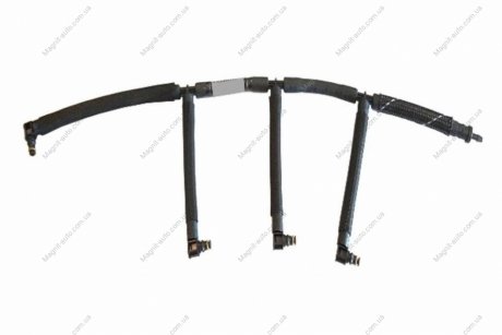 VW шланг обратки палива Audi A1/3,Skoda Fabia II,Octavia II,Rapid,Roomster,SuperB II,Caddy III,IV,Golf VI,Passat,Polo,Touran 1.6TDI 09- Kautek VW-FH004