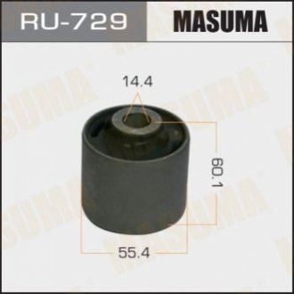 Сайлентблок LAND CRUISER, LX470 / UZJ100L, UZJ100W задн нижн (RU-729) Masuma RU729