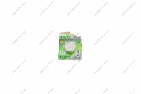 Батарейка дискова Alkaline button cell.1.5V. A76F-U10 GP 4891199015496