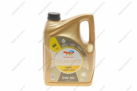 Олива моторна Quartz Ineo Long Life 0W30 (5 Liter) TOTAL 214225