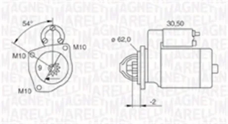 Стартер MAGNETI MARELLI 063720566010