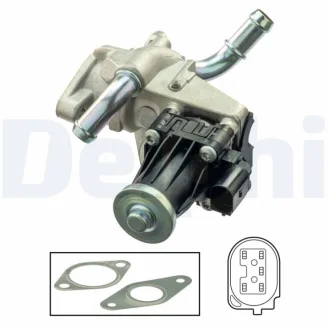 DELPHI CITROEN клапан повернення ВГ (EGR) Jumper 2.2HDI 11-,Ford Ranger,Transit 2.2TDCi 11-,Land Rover Defender,Peugeot Boxer Delphi EG10551-12B1