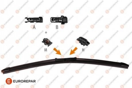 Щітка склоочисника безкаркасна 530 мм (21") Eurorepar 1635454780