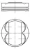 Поршень двигуна MAHLE / KNECHT 081 PI 00107 001 (фото 1)