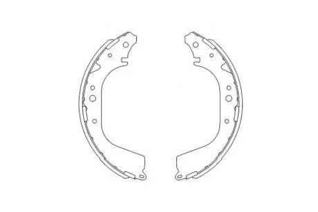 PARTS гальм.колодки бараб.задні Nissan Patrol 2.8TD 88- KAVO KBS-7409
