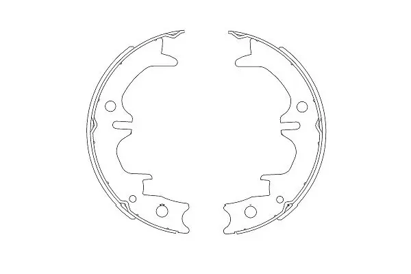 PARTS TOYOTA щоки гальмівні Camry -01 KAVO KBS-9911 (фото 1)