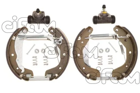 DAEWOO Комплект гальмівних колодок (барабанні) LANOS / SENS (KLAT) 1.3/1.5 97-, OPEL ASTRA F 1.4/1.6 98-02 CIFAM 151-124