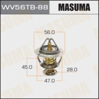 Термостат WV56TB-88 TOYOTA AURIS TOURING SPORTS (WV56TB-88) Masuma WV56TB88 (фото 1)