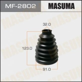Пыльник ШРУСа MF-2802 (пластик) + спецхомут TOYOTA HILUX VII Masuma MF2802 (фото 1)