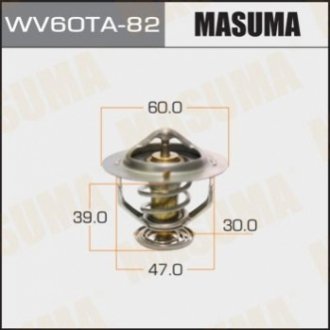 Термостат WV60TA-82 TOYOTA HILUX IV (WV60TA-82) Masuma WV60TA82 (фото 1)