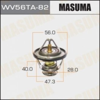 Термостат WV56TA-82 SUBARU OUTBACK (WV56TA-82) Masuma WV56TA82 (фото 1)