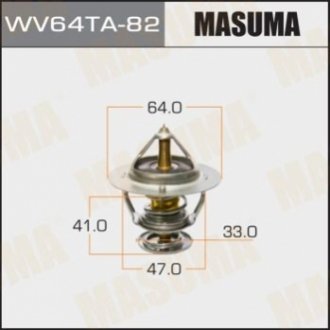 Термостат WV64TA-82 HYUNDAI TUCSON Masuma WV64TA82