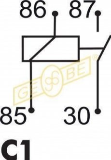 Блок управління вентилятором пічки Gebe 9.9348.1 (фото 1)