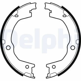 Тормозные колодки, барабанные Delphi LS2035