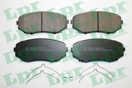 - Гальмівні колодки до дисків LPR 05P2208