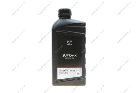 Масло моторное Original Supra X SAE 0W20 (1 Liter) MAZDA 216247
