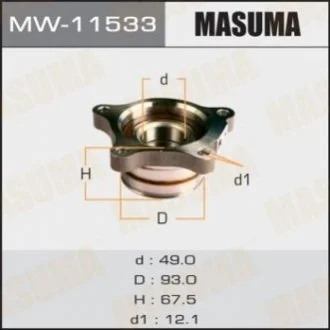 Маточина колеса (MW-11533) MASUMA Masuma MW11533
