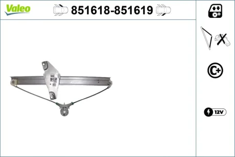 Стеклоподъемник Valeo 851618