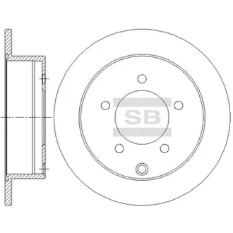 Диск гальмівний Hi-Q (SANGSIN) SD4333