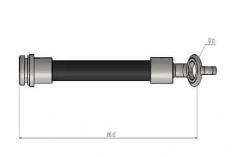 CAVO TOYOTA шланг гальм. задн. CORALLA, AURIS, VERSO 07- Cavo C900 955A
