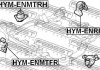 Опора двигуна гумометалева FEBEST HYM-ENRR (фото 2)