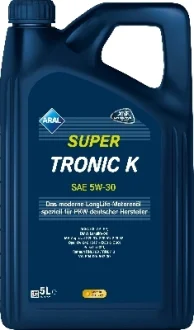 Масла моторные Aral SuperTronic K 5W-30, 5л ARAL 15F477
