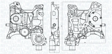OPEL помпа мастила ASTRA H 1.8 06-10, CORSA E (X15) 1.6 Turbo 15-, CHEVROLET CRUZE (J300) 1.8 09- MAGNETI MARELLI 351516000048