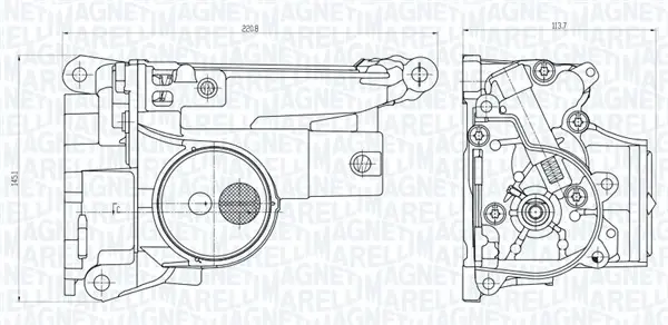 Водяний насос MAGNETI MARELLI 351516000049 (фото 1)