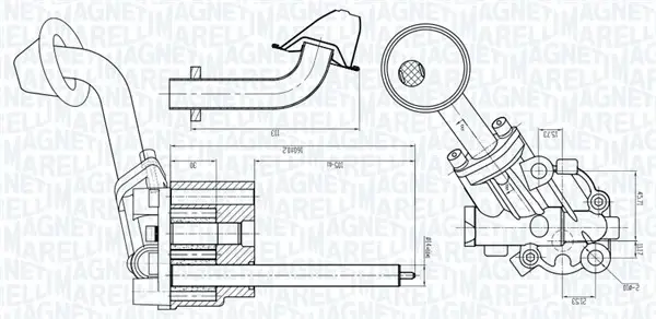 Масляний насос MAGNETI MARELLI 351516000005 (фото 1)