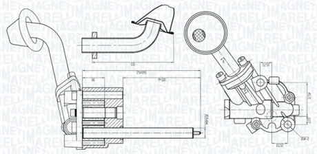 Масляний насос MAGNETI MARELLI 351516000005