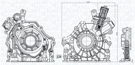 Помпа оливи CITROEN 1.6 BlueHDI 14- MAGNETI MARELLI 351516000084
