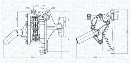 DB помпа мастила Sprinter CDI 00- MAGNETI MARELLI 351516000041