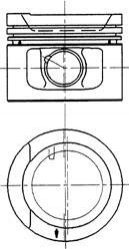 Поршень VW 2,0/2,5B 81,01 STD KOLBENSCHMIDT 90942600