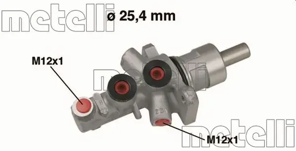 Цилиндр гидравлический тормозной Metelli 05-0566 (фото 1)