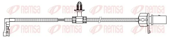 AUDI датчик зносу гальм колодок A4 16- REMSA 001166 (фото 1)