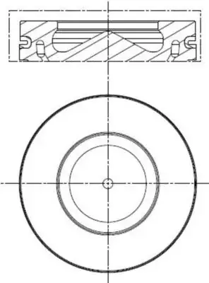 Поршень двигуна MAHLE / KNECHT 081 PI 00113 002 (фото 1)