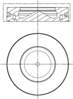 Поршень двигуна MAHLE / KNECHT 081 PI 00113 002