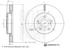 Диск гальмівний(к-т) BLUE PRINT ADBP430119 (фото 1)
