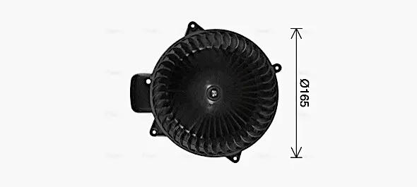 Вентилятор обігрівача салону MB ML W164 (05-), GL X164 (06-) AVA AVA COOLING MS8765 (фото 1)