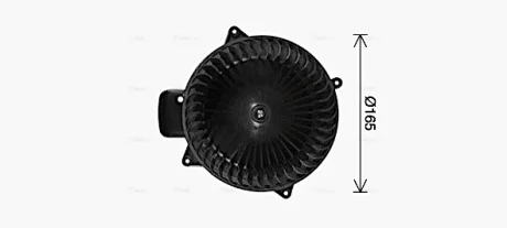 Вентилятор обігрівача салону MB ML W164 (05-), GL X164 (06-) AVA AVA COOLING MS8765